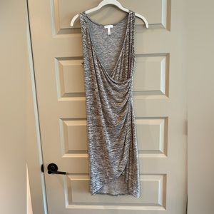 Leith soft Heather grey midi dress from Nordstrom
